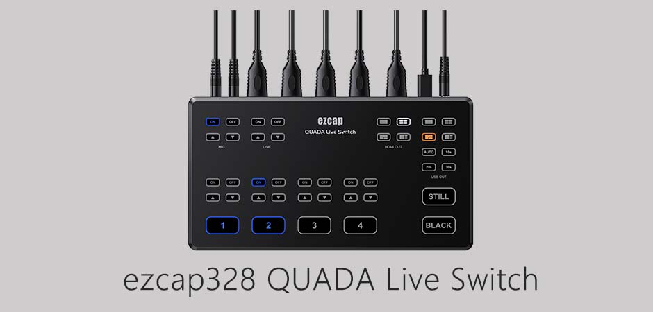 ezcap 328 Quada Live Switch